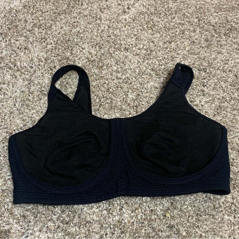 Women’s Lily Of France Size Size 38D Black Unlined Underwire Bra